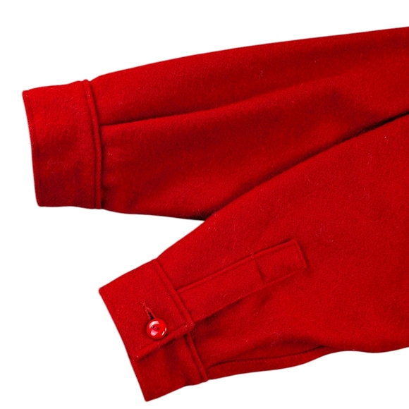 Vintage Boy Scouts of America BSA Official Red Wool Jacket Size 46 USA XL  F283 - Picture 4 of 7